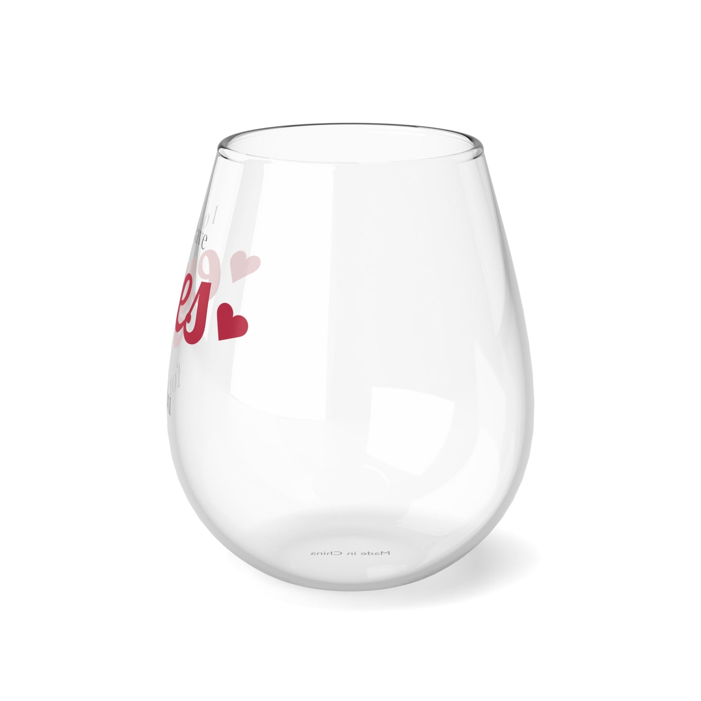 Stemless Wine Glass, 11.75oz