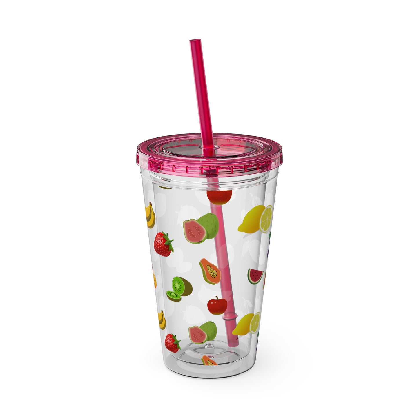 Sunsplash Tumbler with Straw, 16oz