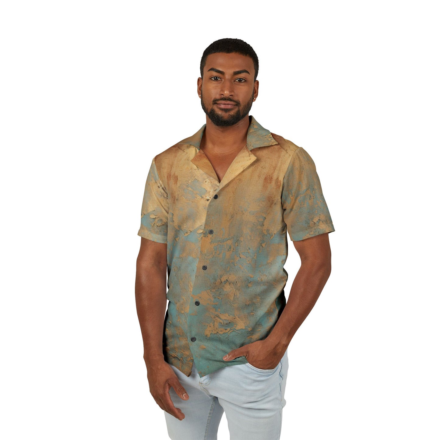 Men's Hawaiian Camp Shirt (AOP)