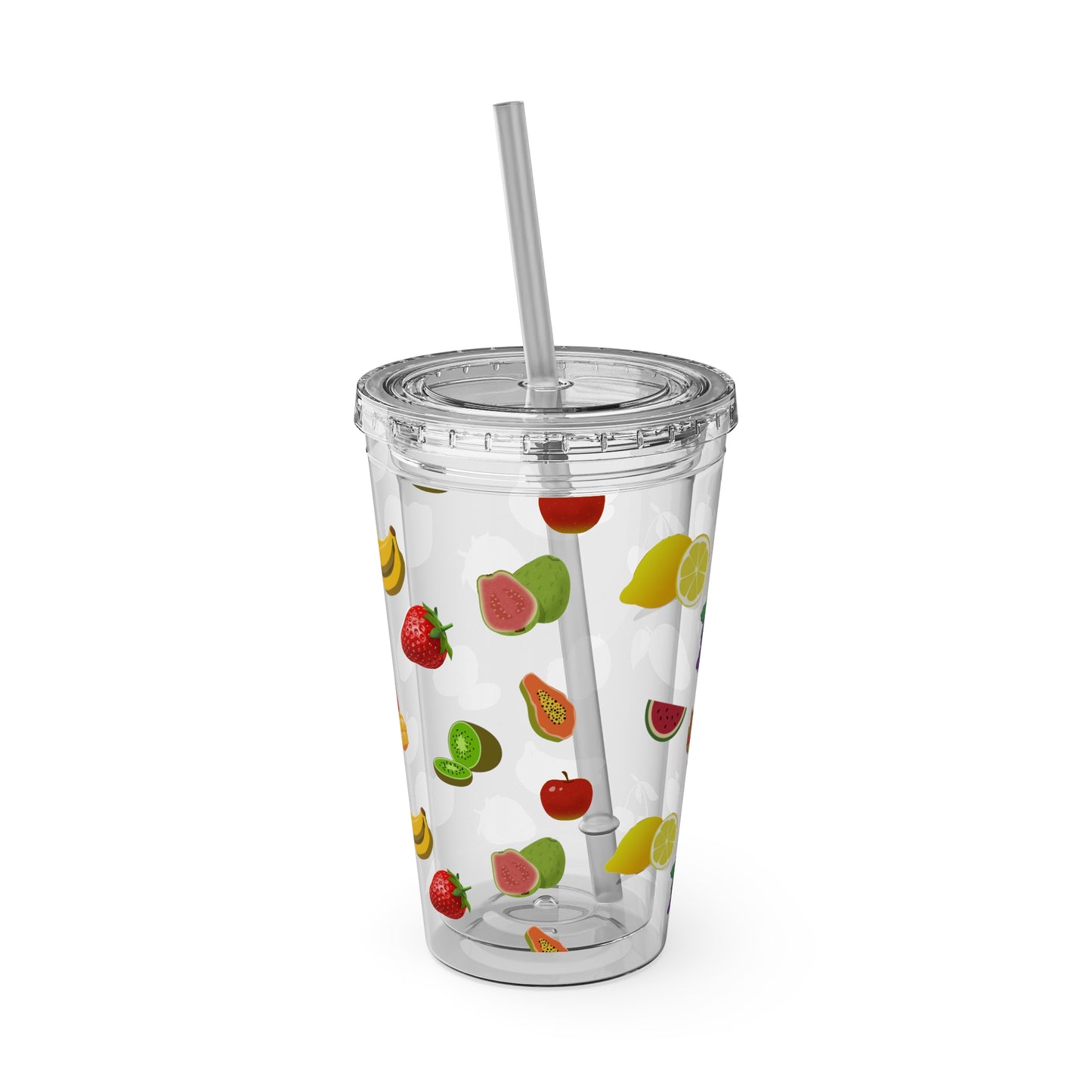 Sunsplash Tumbler with Straw, 16oz