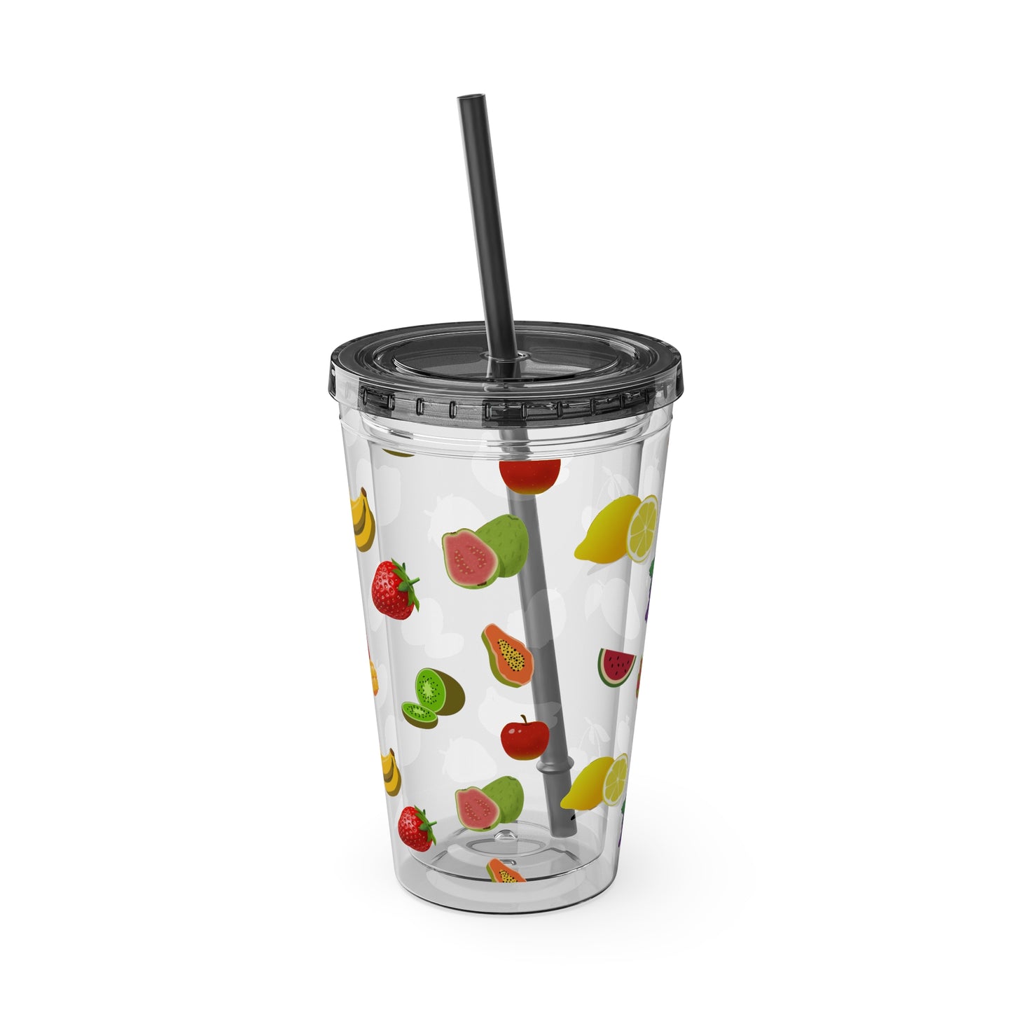 Sunsplash Tumbler with Straw, 16oz