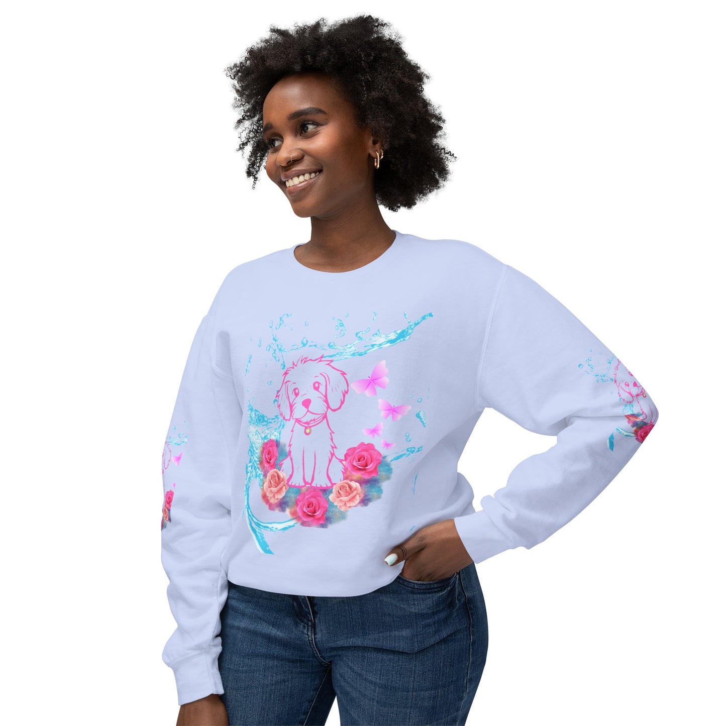 Unisex Lightweight Crewneck Sweatshirt