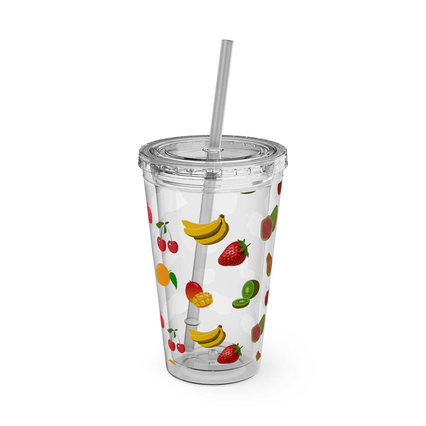 Sunsplash Tumbler with Straw, 16oz