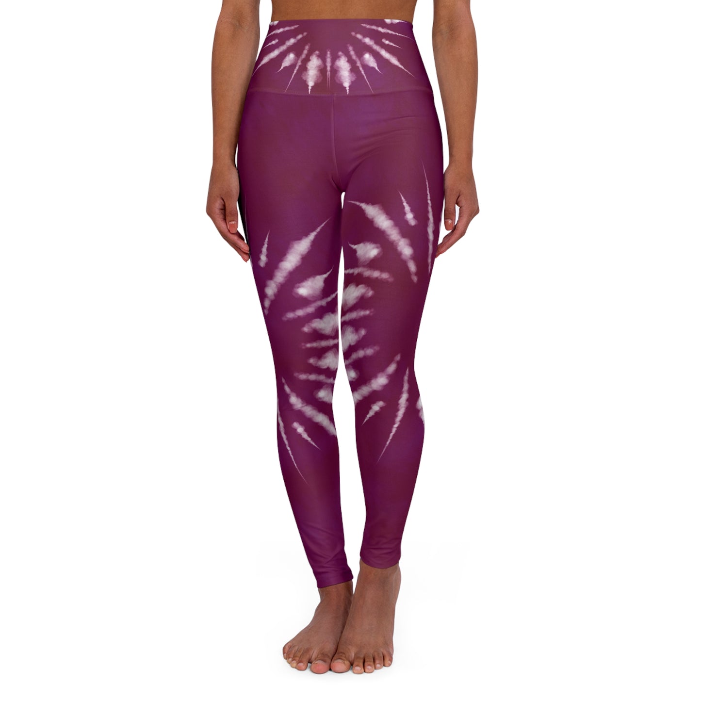 High Waisted Yoga Leggings (AOP)