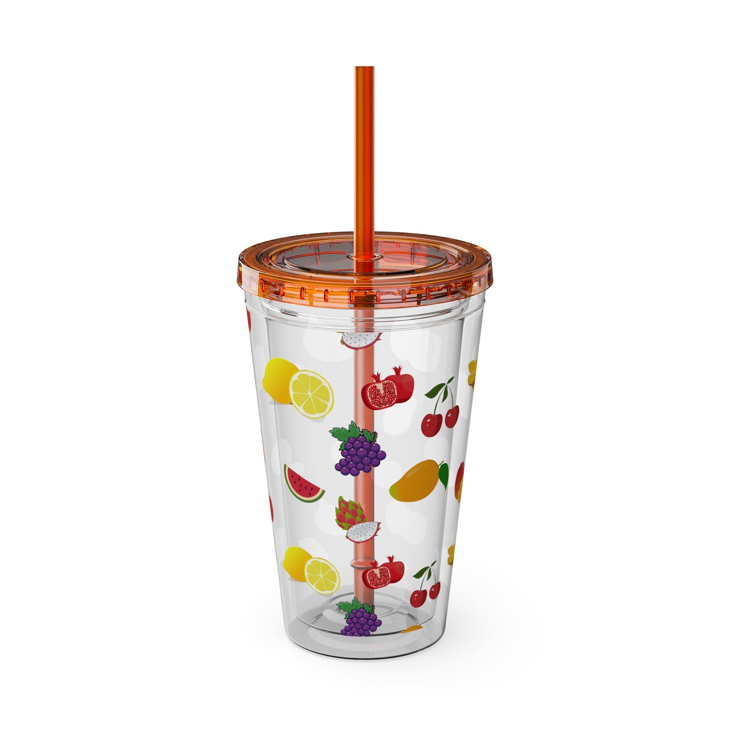 Sunsplash Tumbler with Straw, 16oz