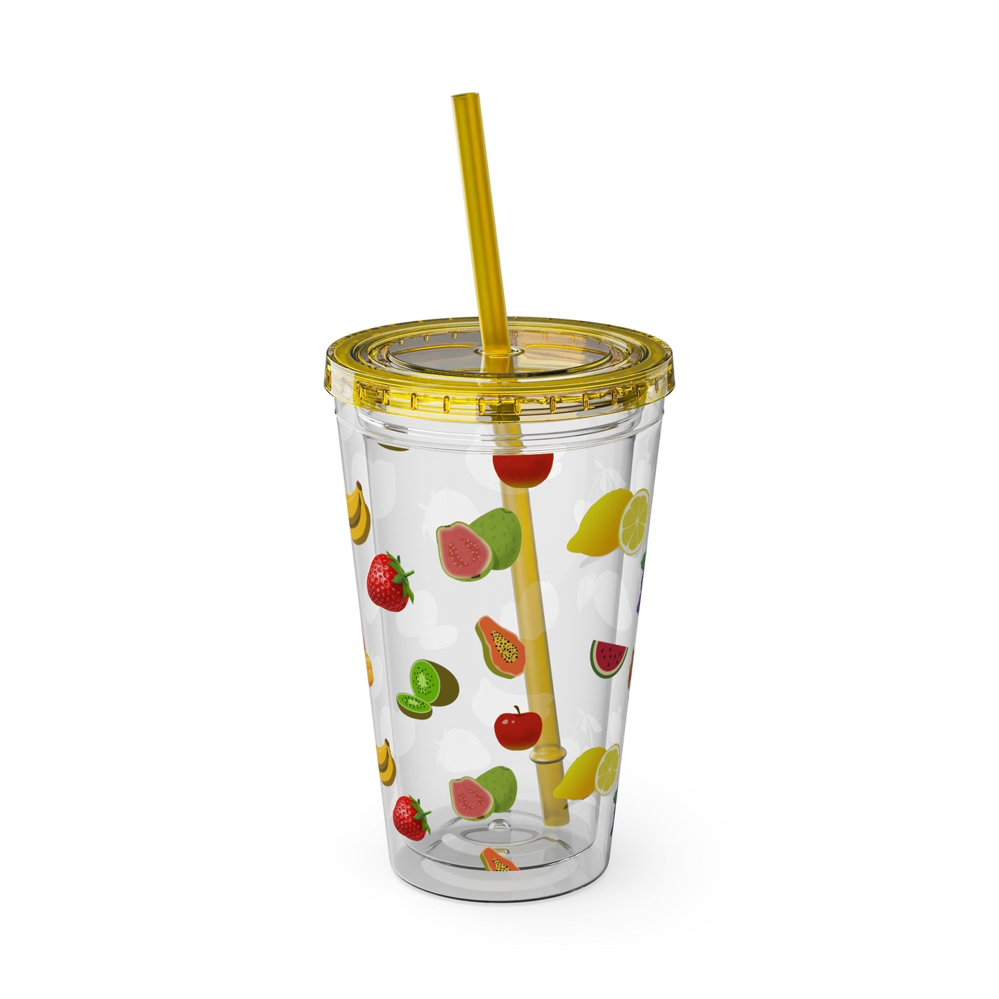 Sunsplash Tumbler with Straw, 16oz